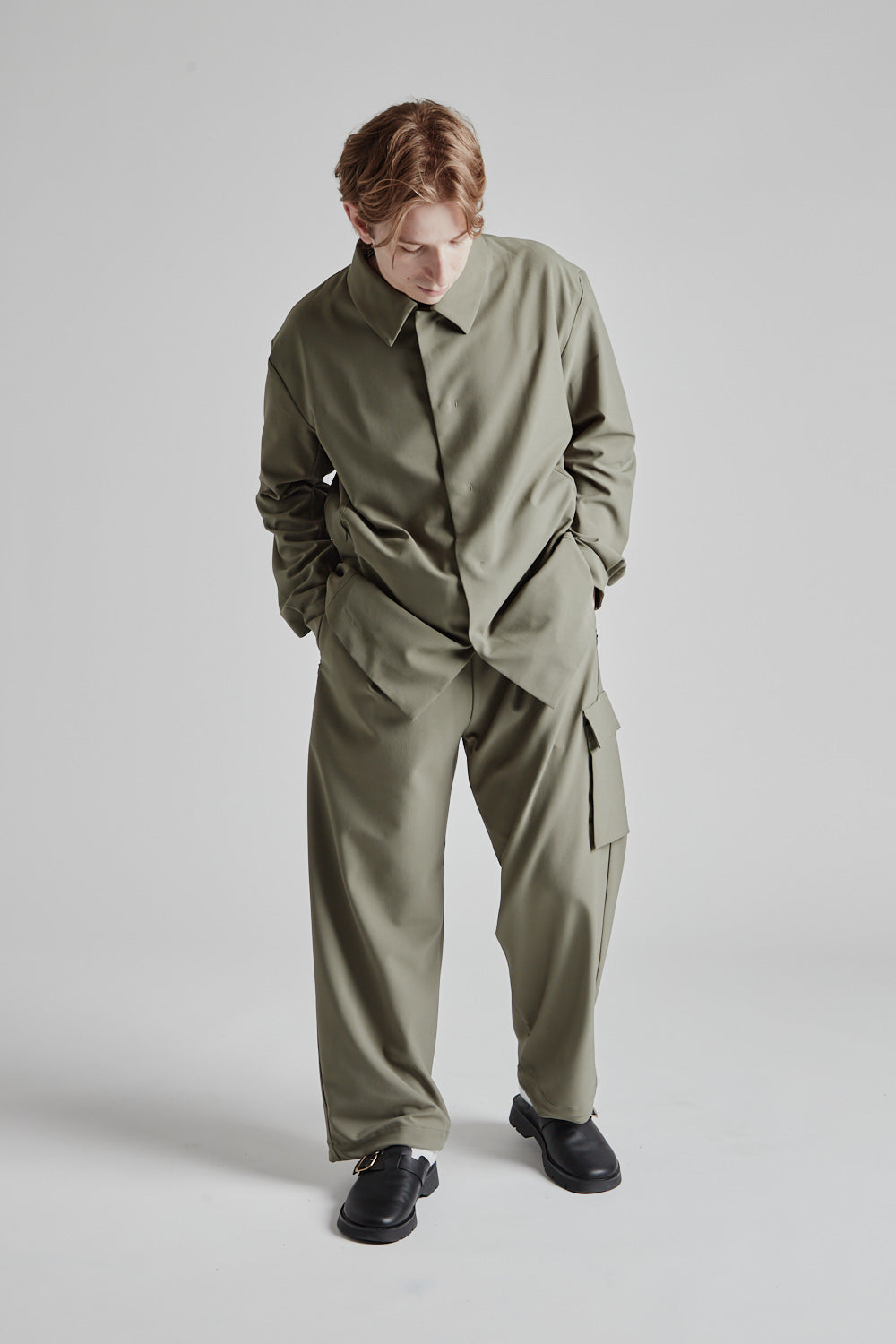 Allterrain I/O Tech Coverall Jacket in Ash Green