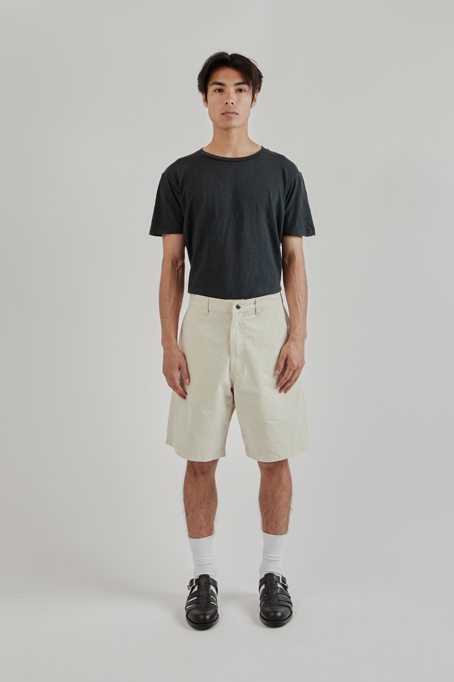 Adsum SS25 Cil Short Cotton Khaki 1