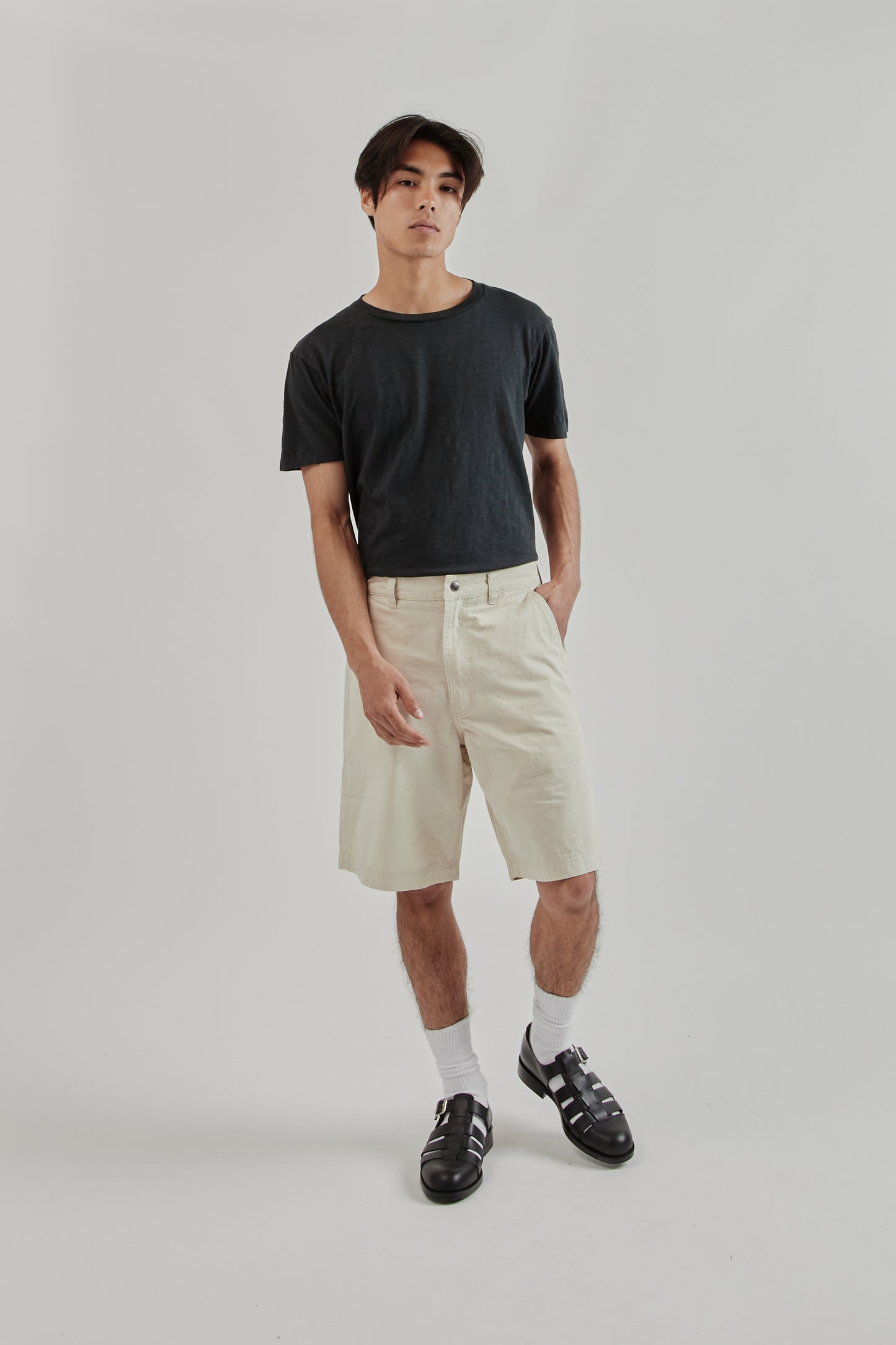 Adsum SS25 Cil Short Cotton Khaki 10