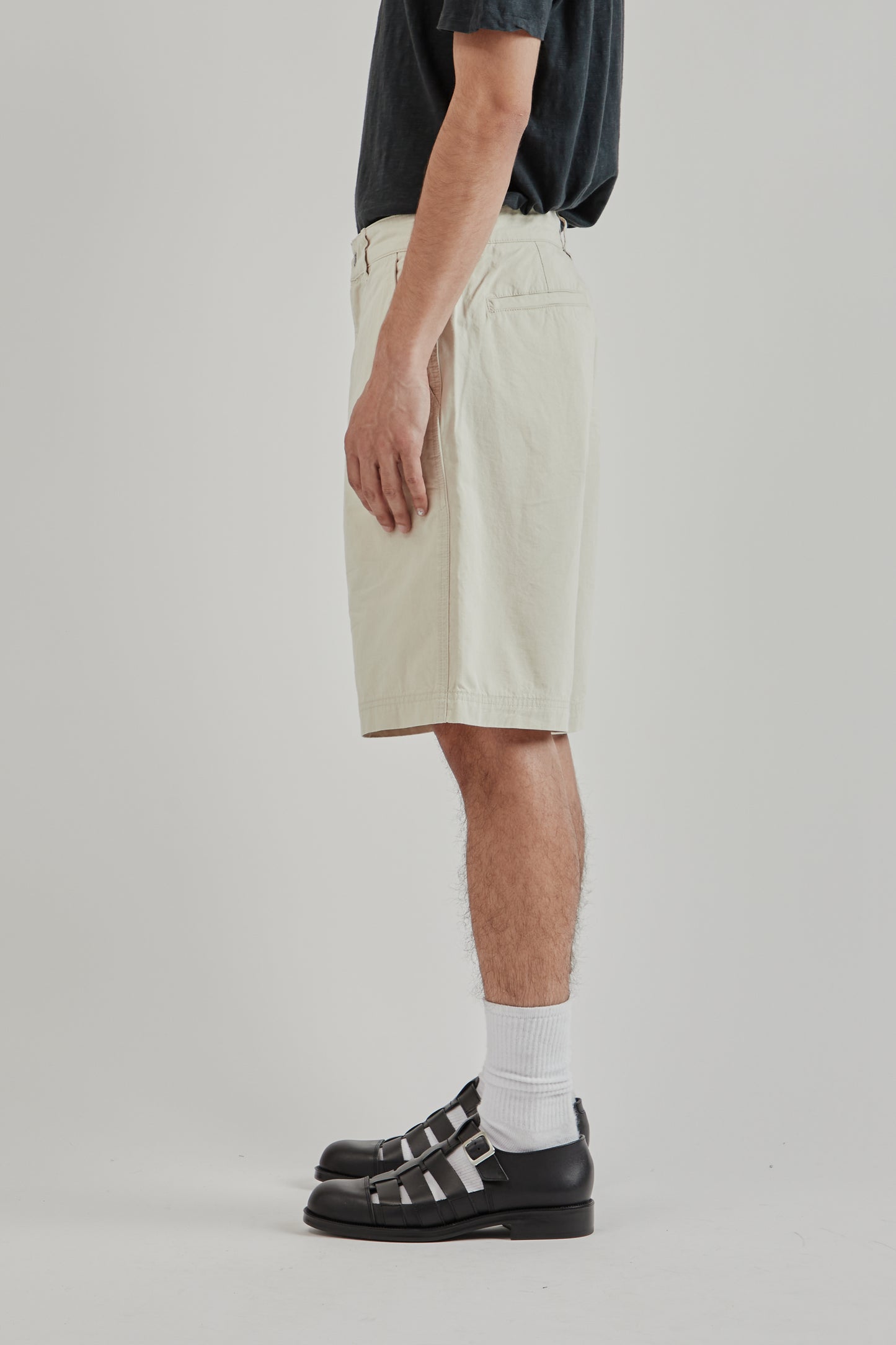 Adsum SS25 Cil Short Cotton Khaki 3