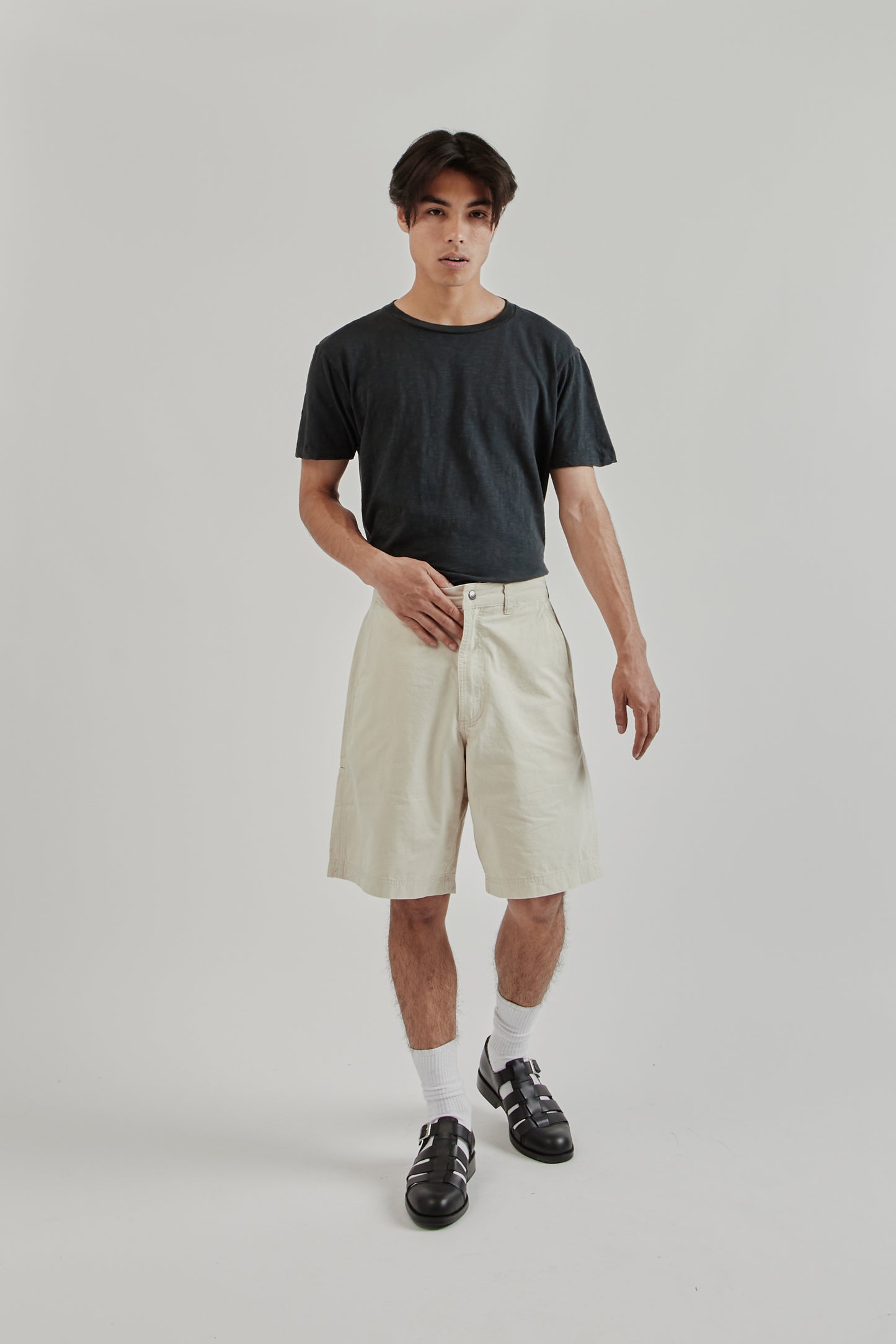 Adsum SS25 Cil Short Cotton Khaki 8