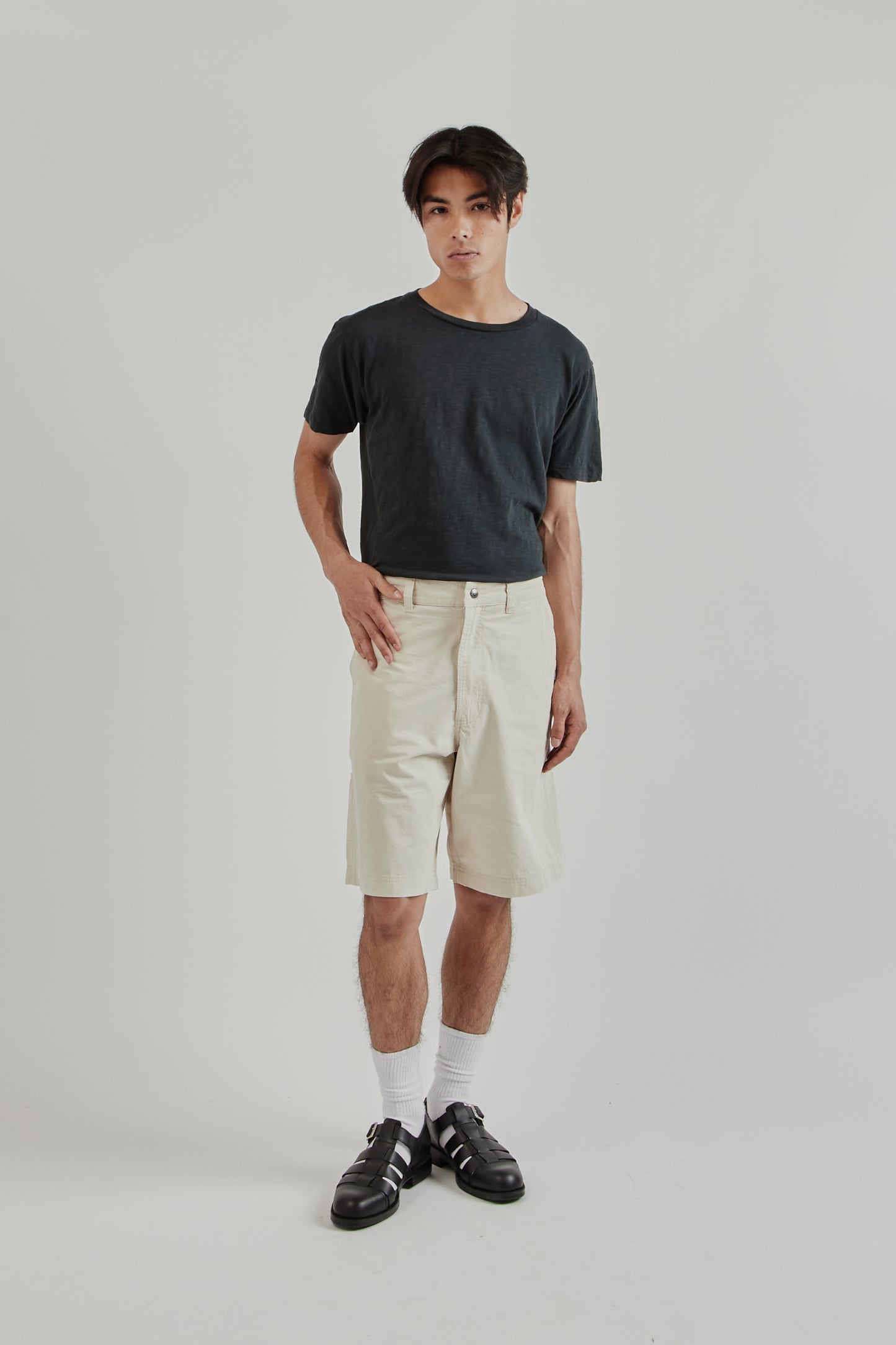 Adsum SS25 Cil Short Cotton Khaki 9