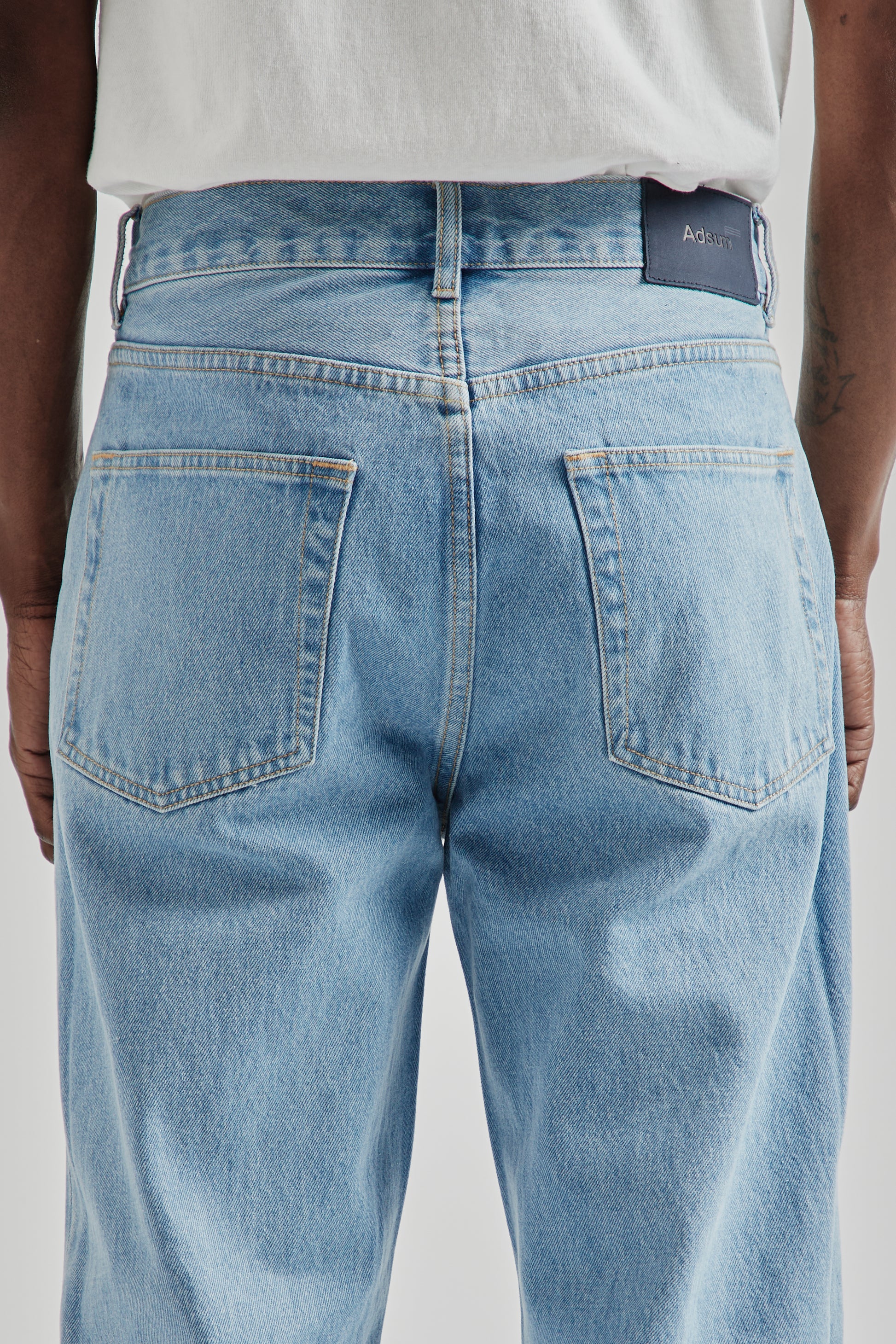 Adsum SS25 Relaxed Fit OD Denim Bleached Washed 5