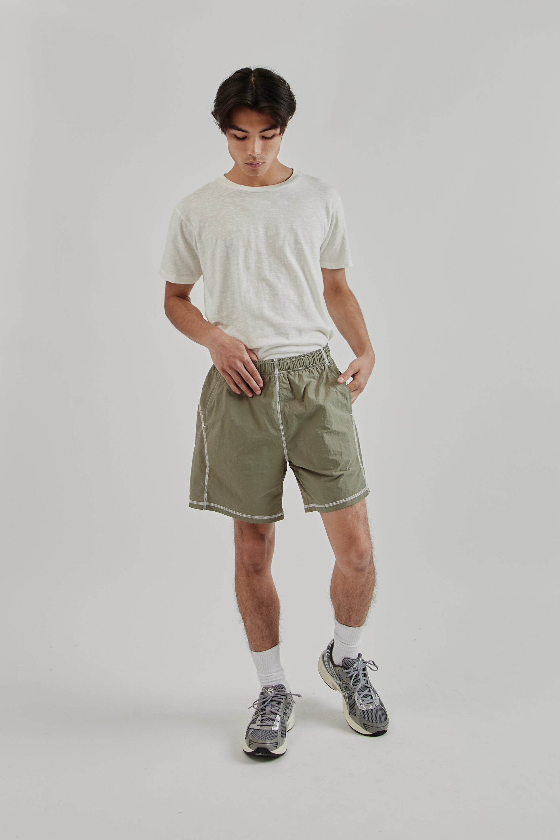 Adsum SS25 Seam Short Nylon Sage 9