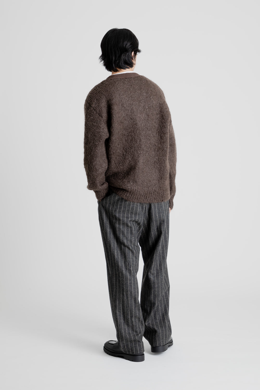 Amomento Grandpa Cardigan in Brown