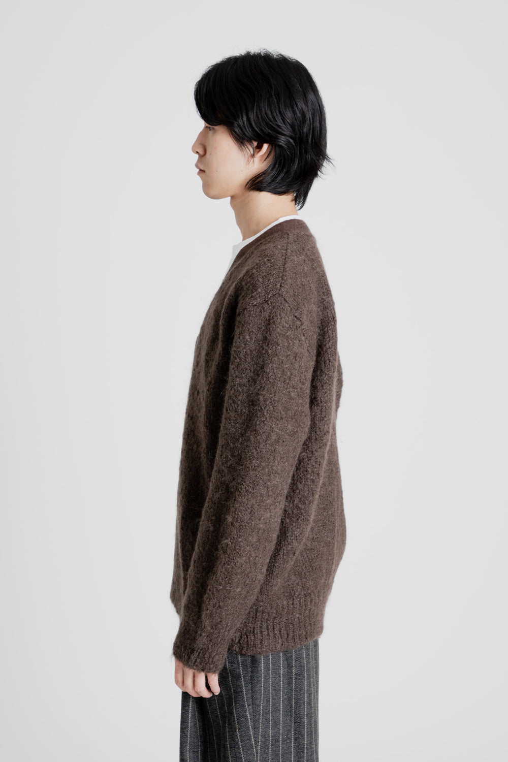 Amomento Grandpa Cardigan in Brown