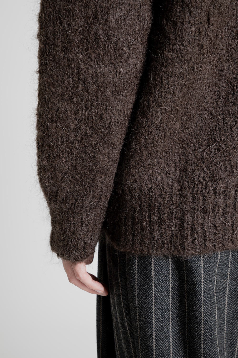 Amomento Grandpa Cardigan in Brown