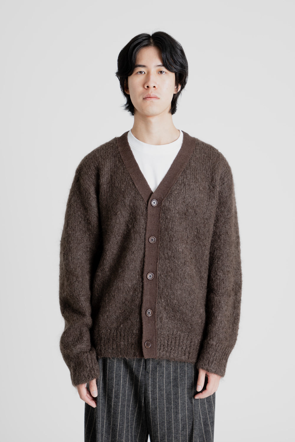 Amomento Grandpa Cardigan in Brown
