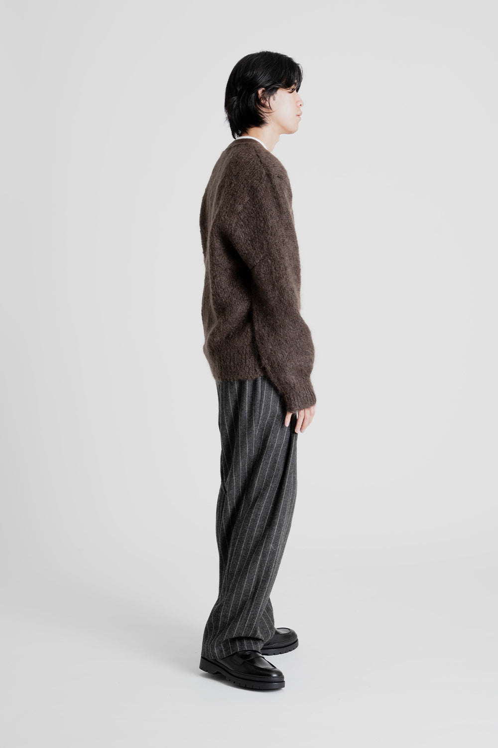 Amomento Grandpa Cardigan in Brown