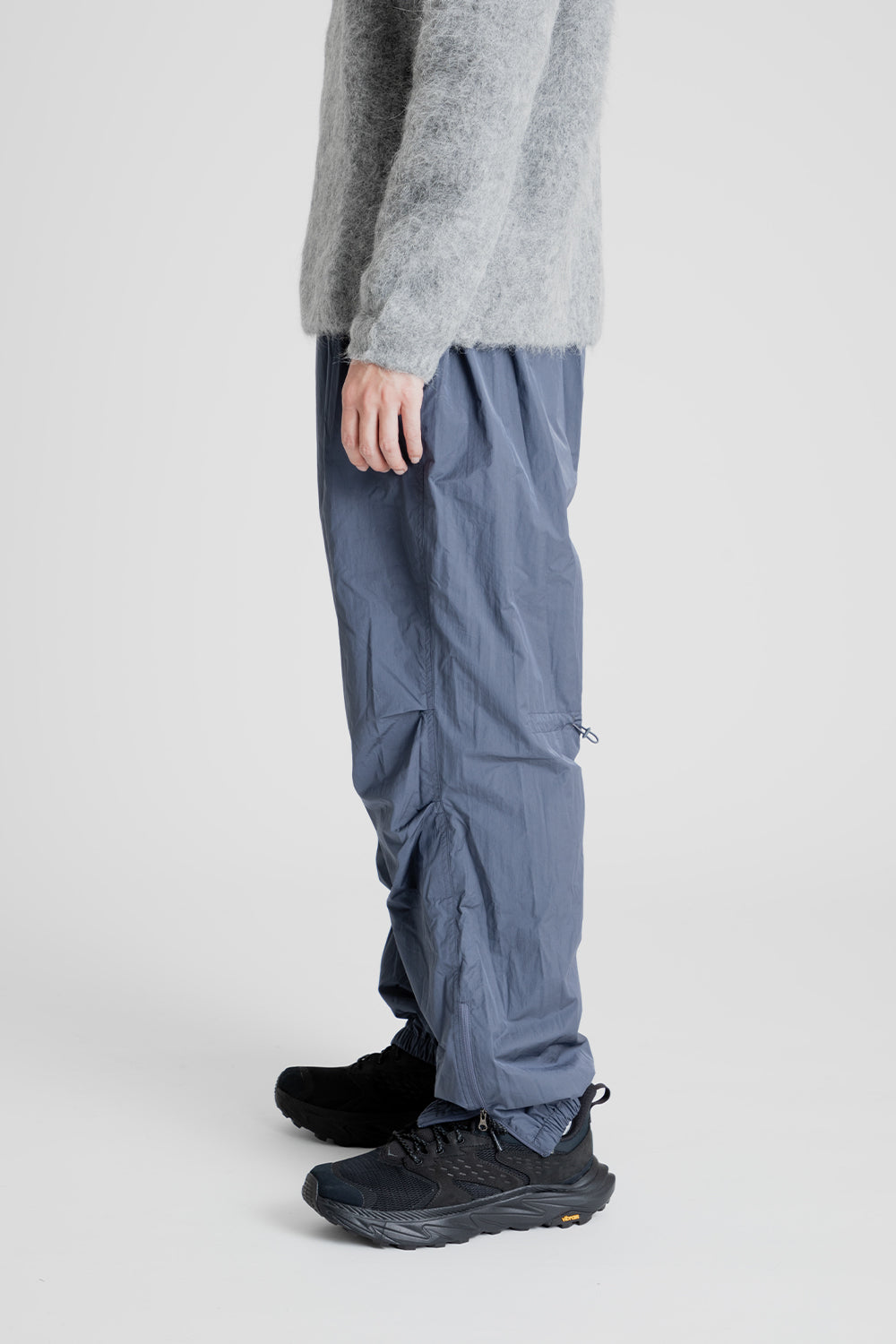 Amomento Padded Shirring Pants in Charcoal