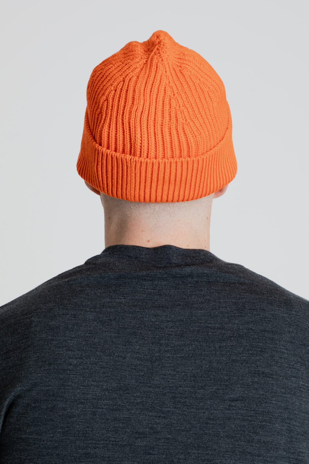 Andersen-Andersen Short Beanie in Orange