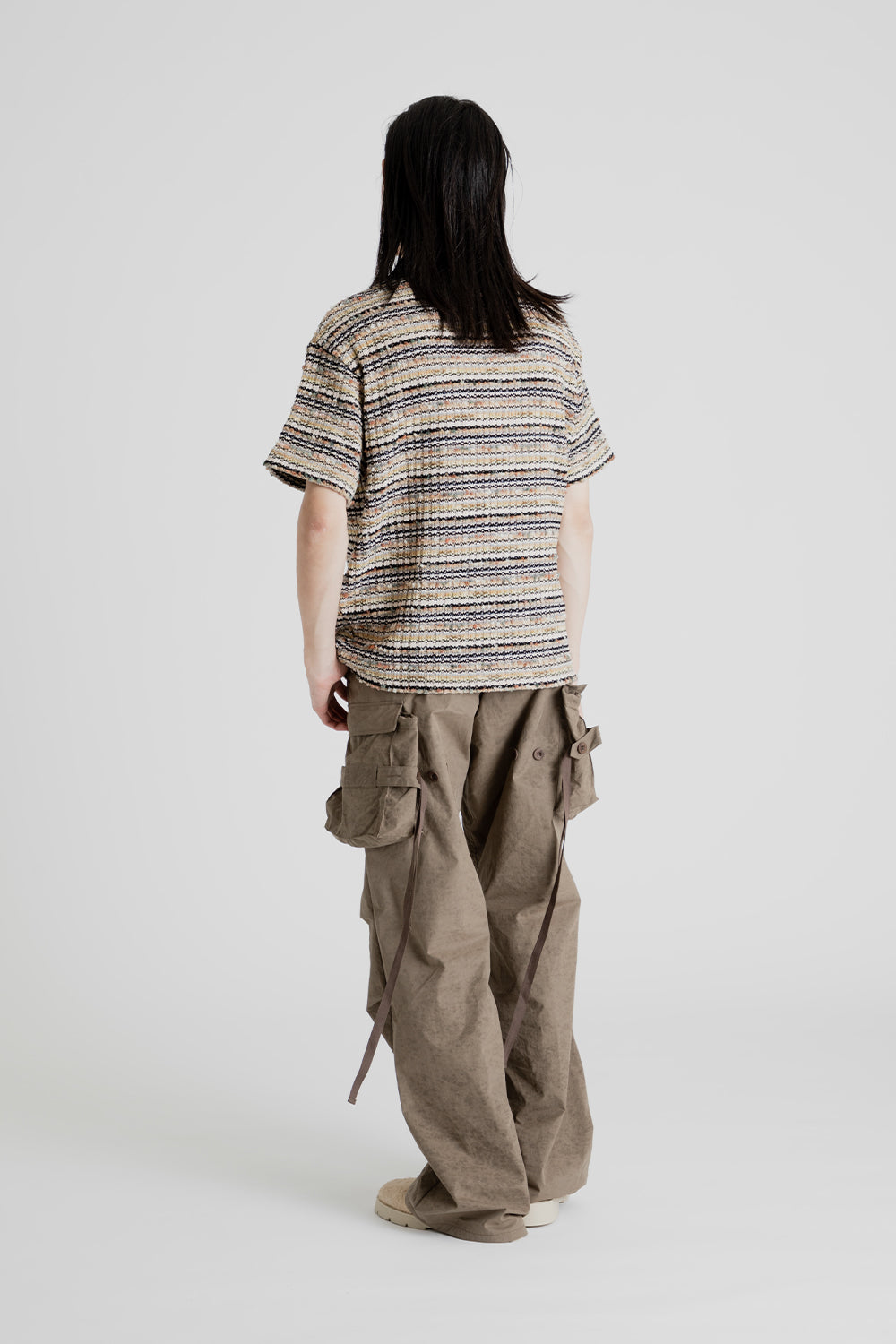 Andersson Bell Crea Boucle Collar Knit in Beige