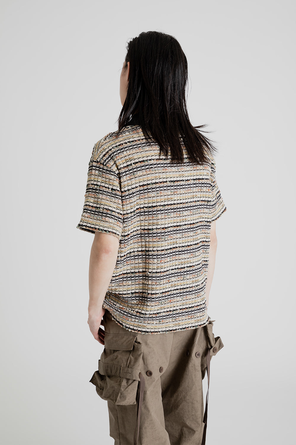 Andersson Bell Crea Boucle Collar Knit in Beige