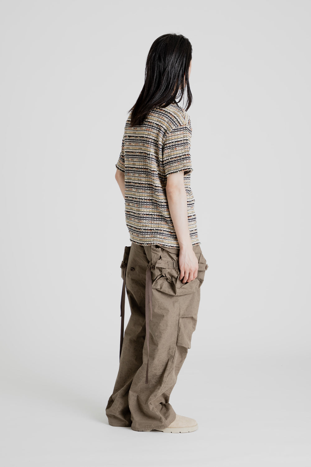 Crea Boucle Collar Knit - Beige - Wallace Mercantile Shop