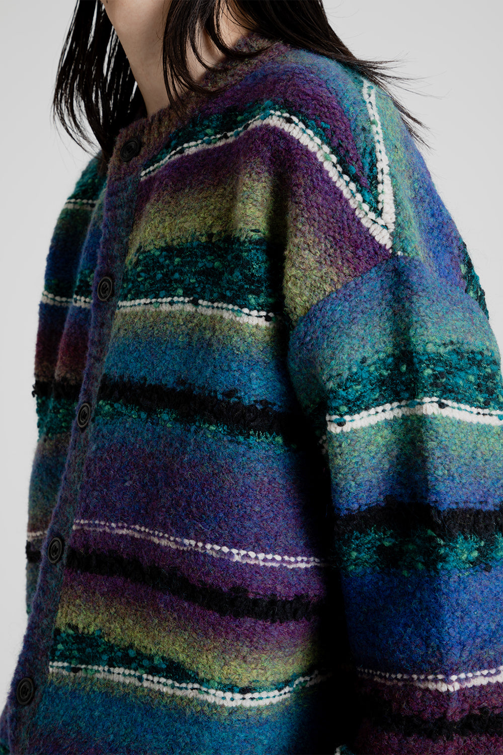 Andersson Bell Torest Intarsia Cardigan in Multi