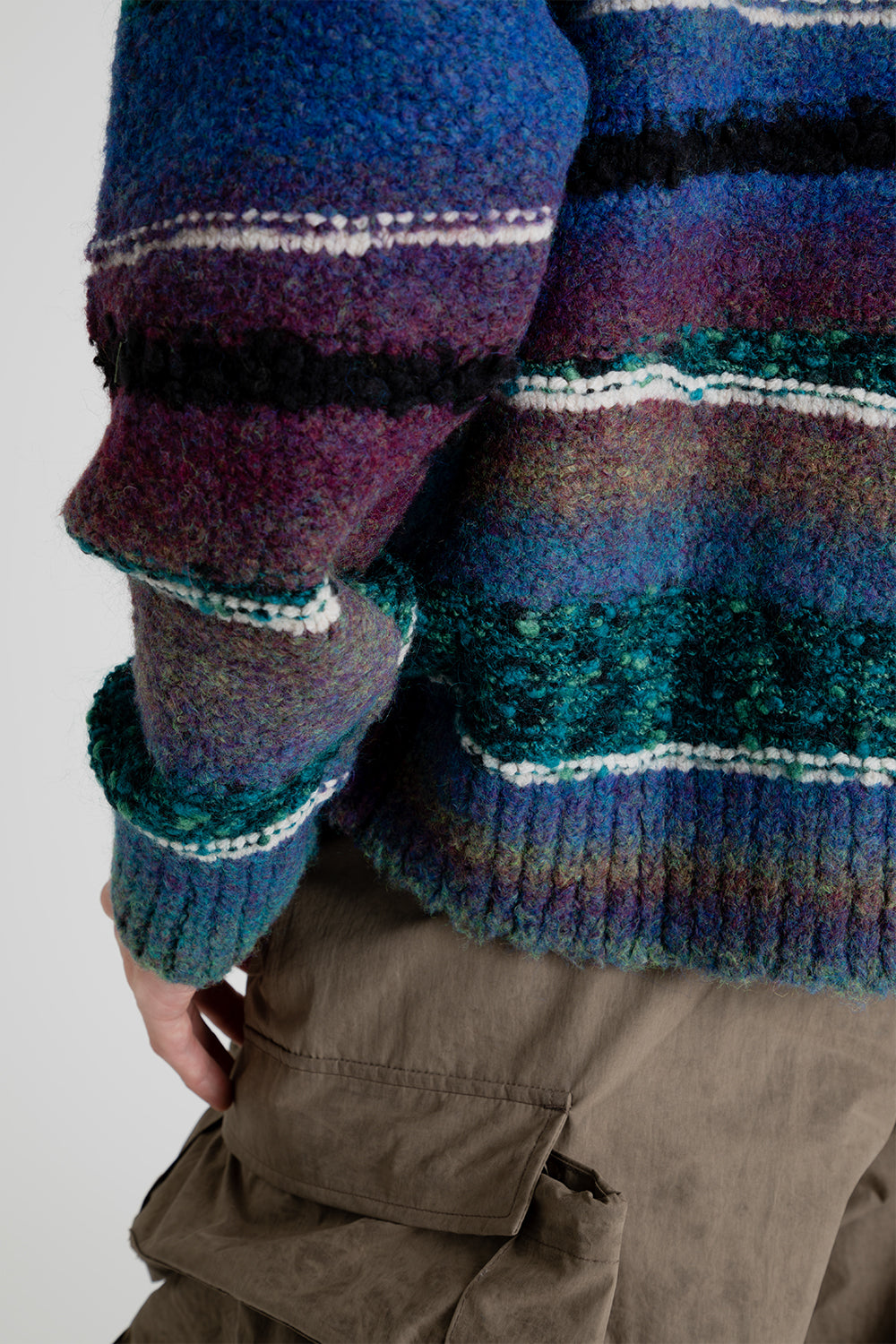 Andersson Bell Torest Intarsia Cardigan in Multi
