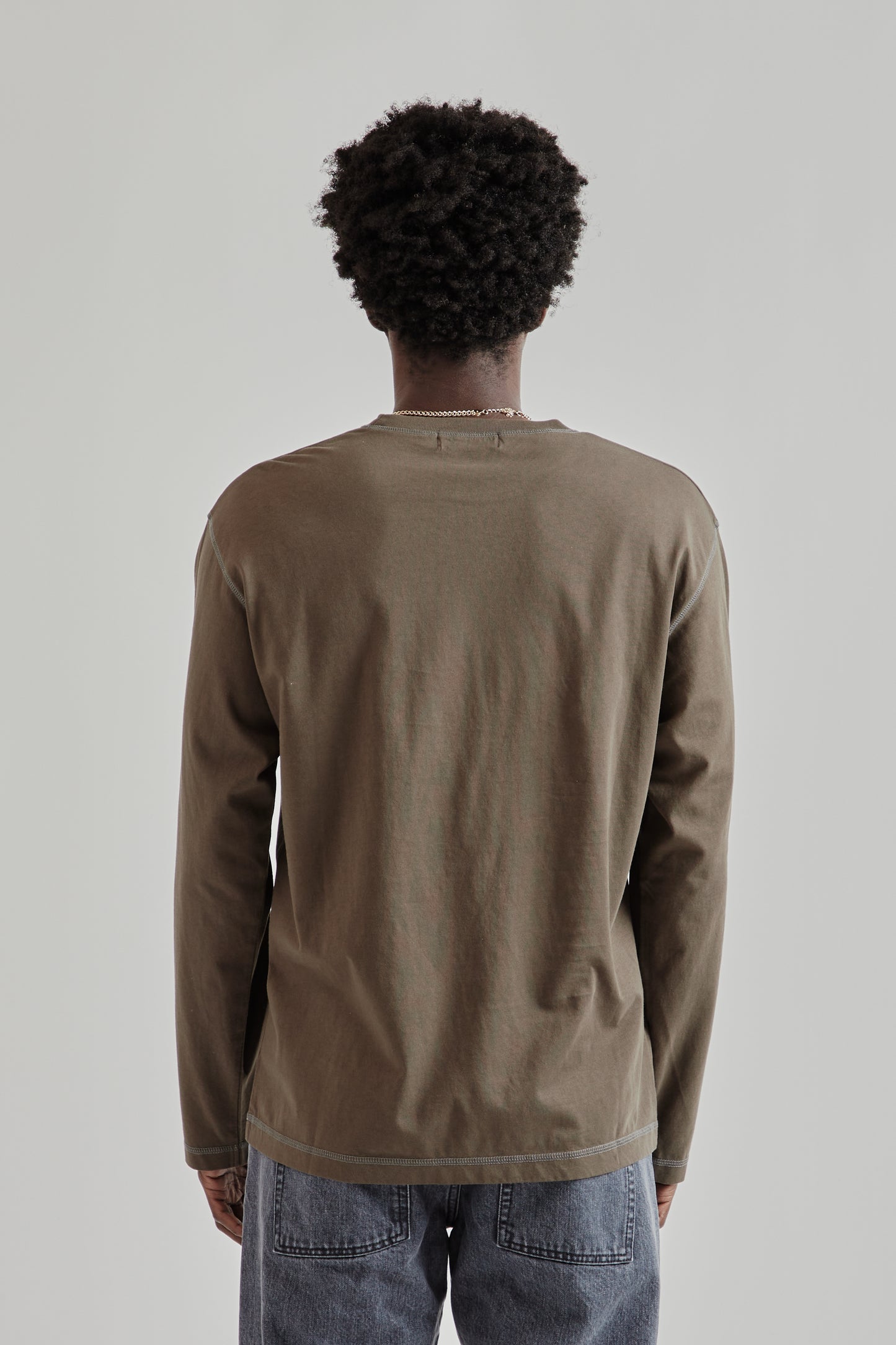 Another Aspect FW25 Another TShirt 3.0 Brown Navy 5