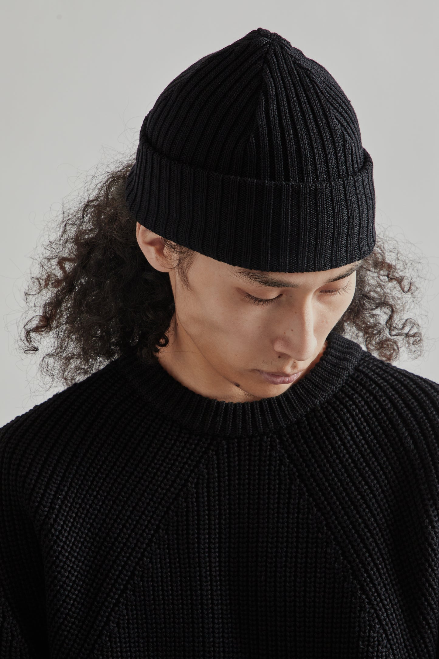 Batoner FW25 Solid Wool Knit Cap Black12
