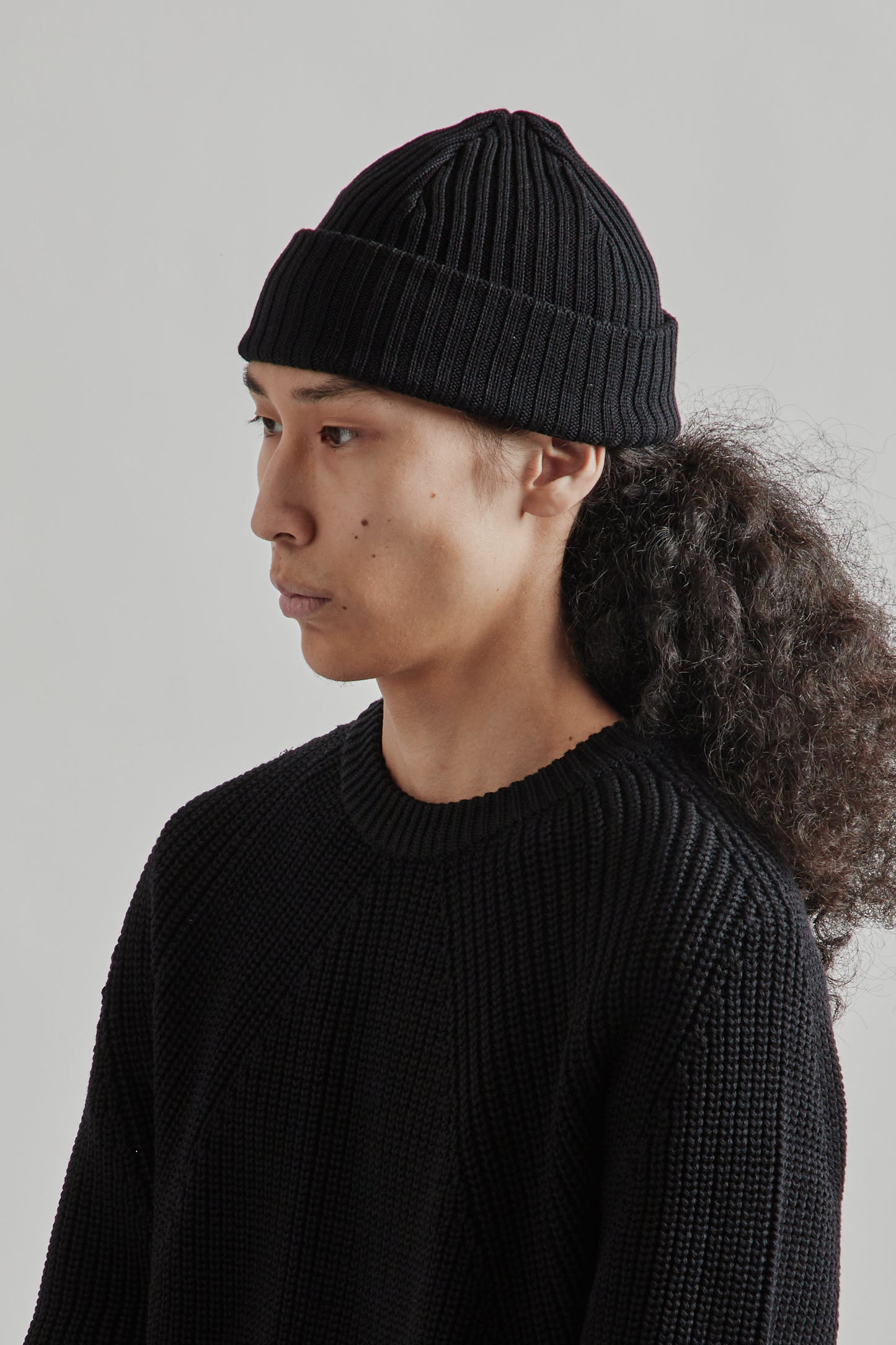 Batoner FW25 Solid Wool Knit Cap Black7