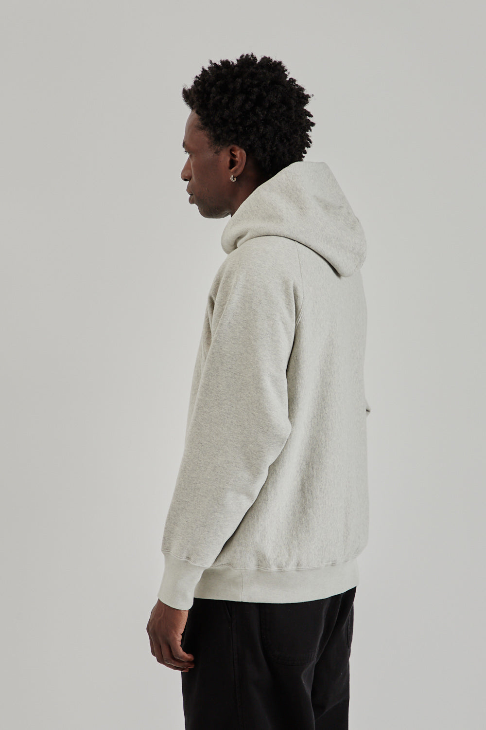 Batoner SS25 Jumberca Urake Zipup Hoodie Heather Gray 4