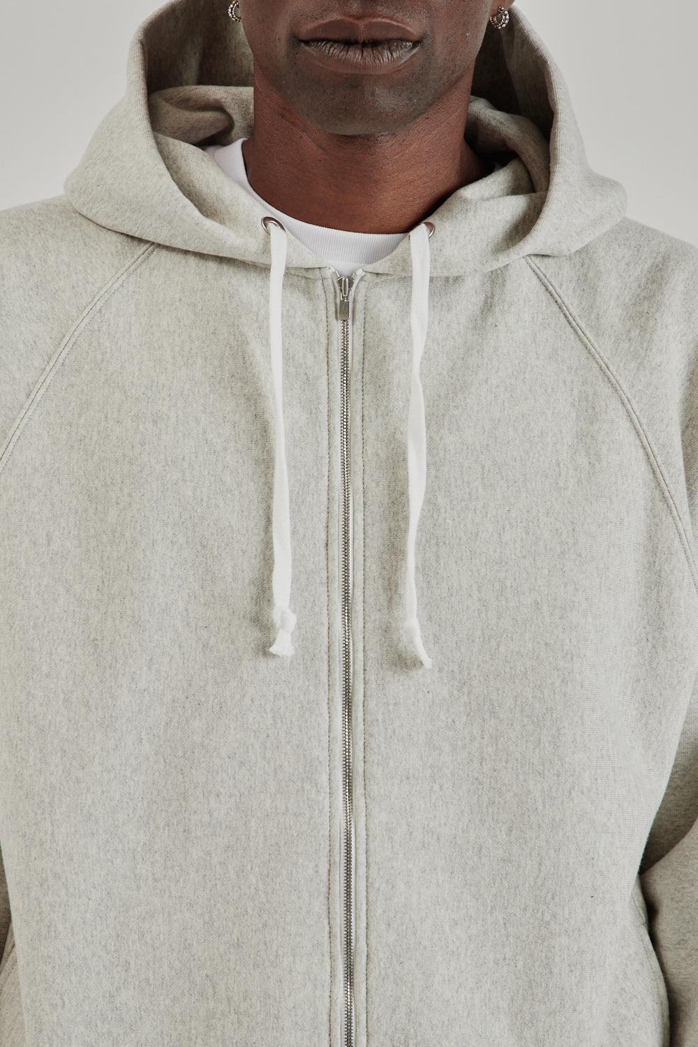 Batoner SS25 Jumberca Urake Zipup Hoodie Heather Gray 6