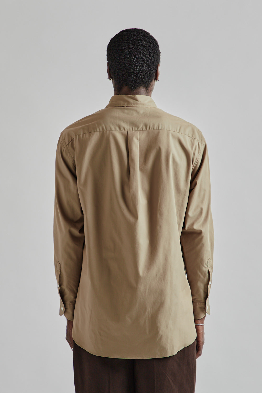 Blurhms Chambray Classic Shirt Olive Beige 5 8da46a7c-04ae-47a6-9929-99f4491dfa74