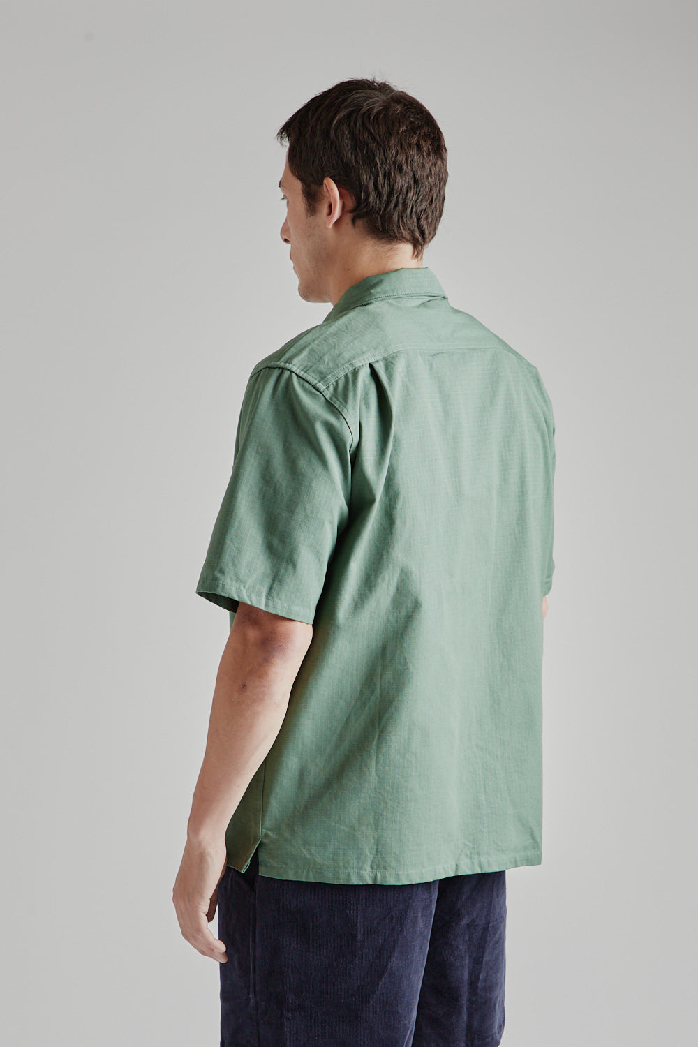 Brother Brother 3 Pocket Shirt in Olive Ripstop