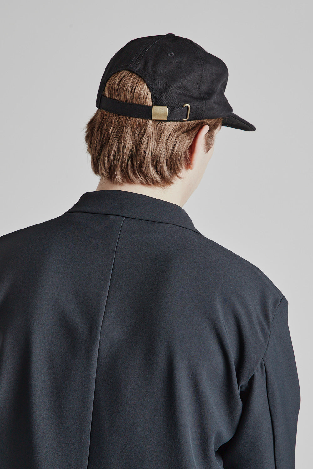 6 Panel Tiny Stack Hat - Black - Wallace Mercantile Shop