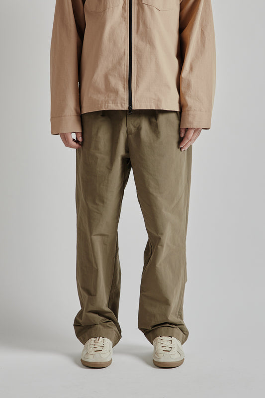 Brother Brother Double Pleated Pants 60 40 Cloth Dusty Khaki 2