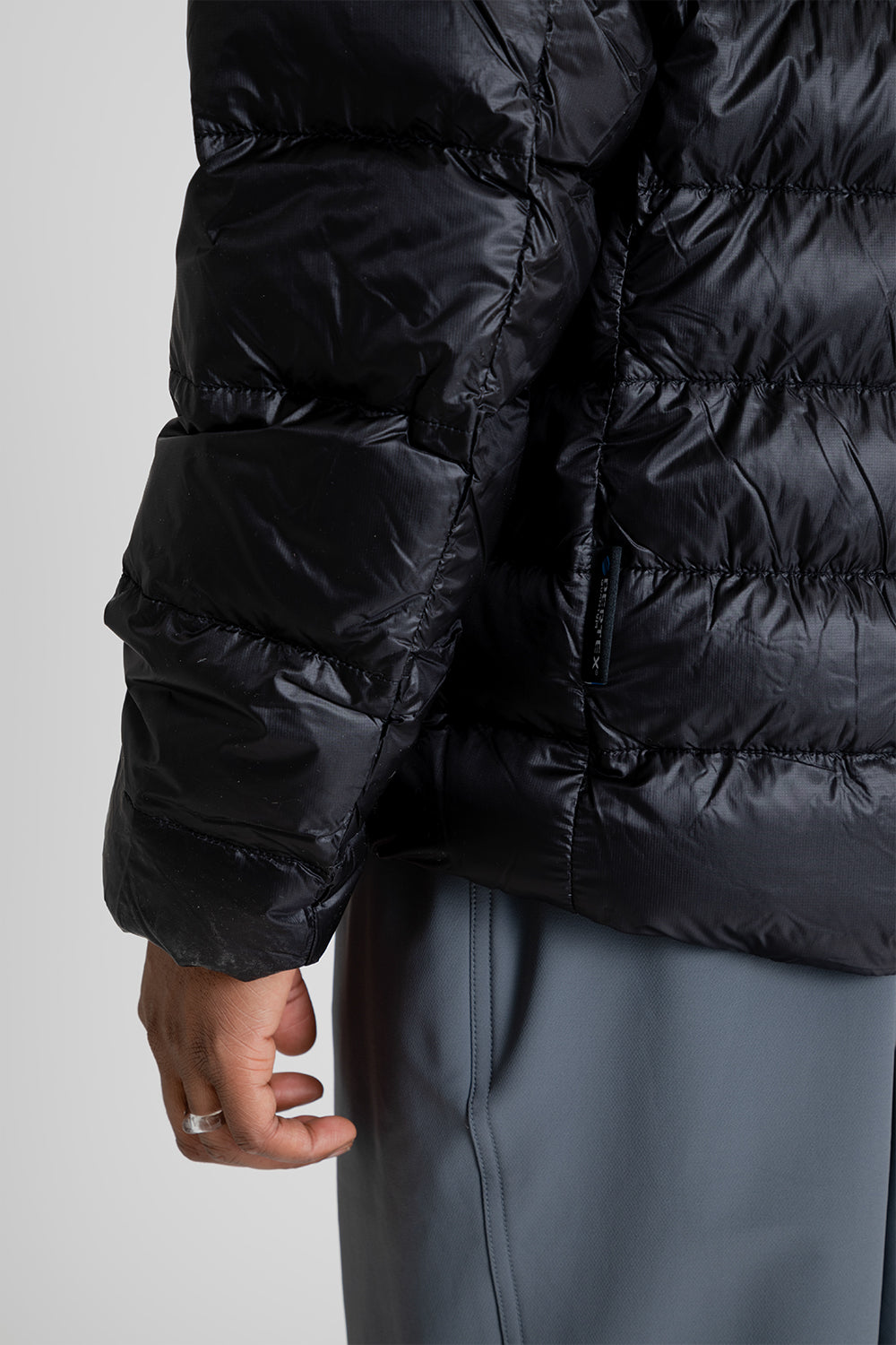 Cayl Light Down Jacket in Black