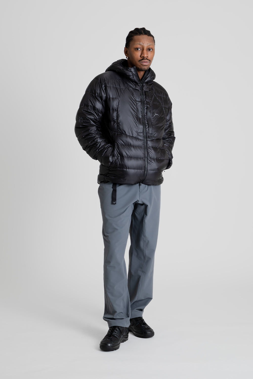 Cayl Light Down Jacket in Black