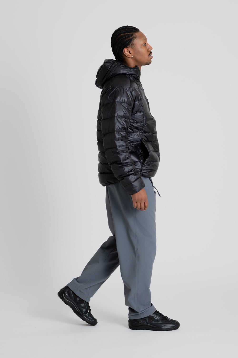 Cayl Light Down Jacket in Black