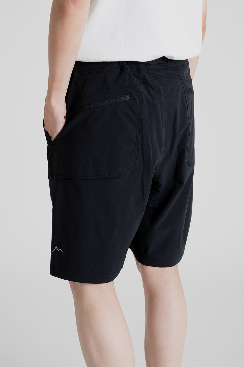 Cayl Nylon Limber Shorts in Black