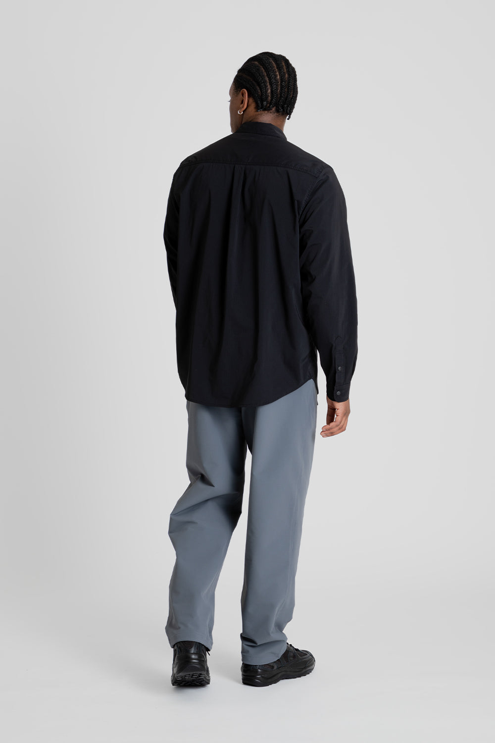 Cayl Stretch Nylon Hiker Shirt in Black