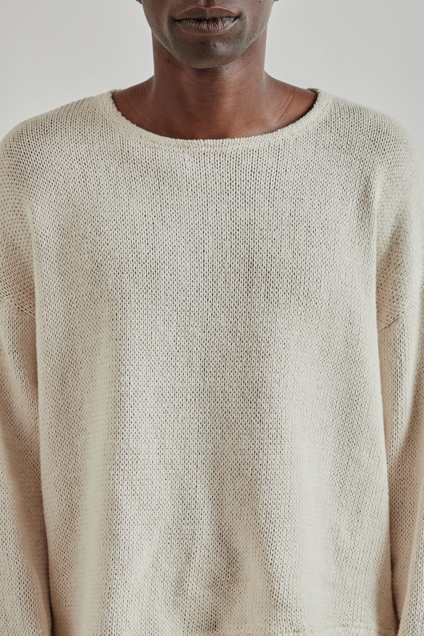 Estudio Niksen FW25 Crochet Boxy Sweater Ivory 6