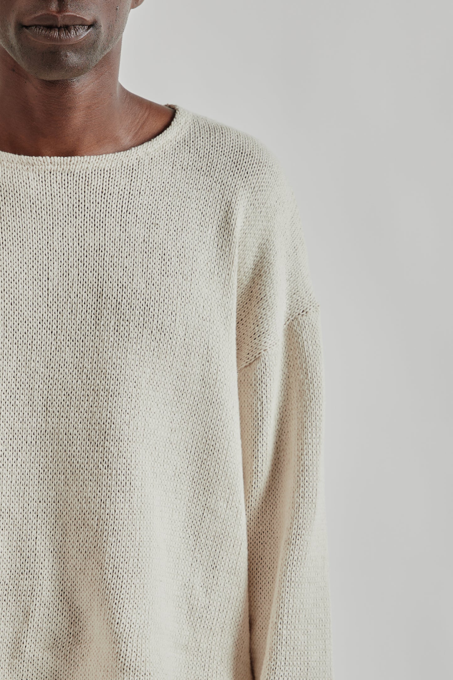Estudio Niksen FW25 Crochet Boxy Sweater Ivory 7