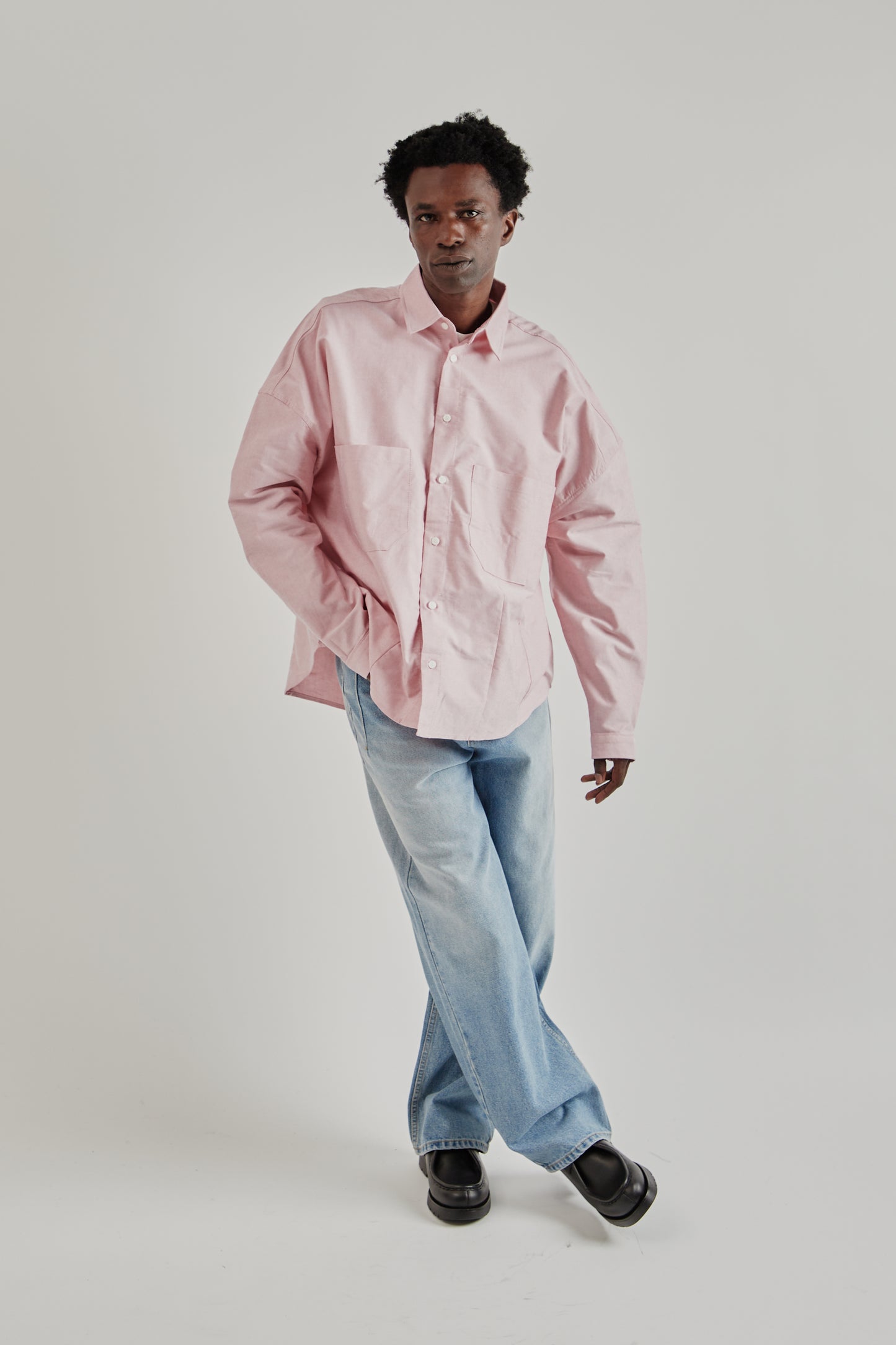 Estudio Niksen FW25 Dart Oxford Shirt Red10