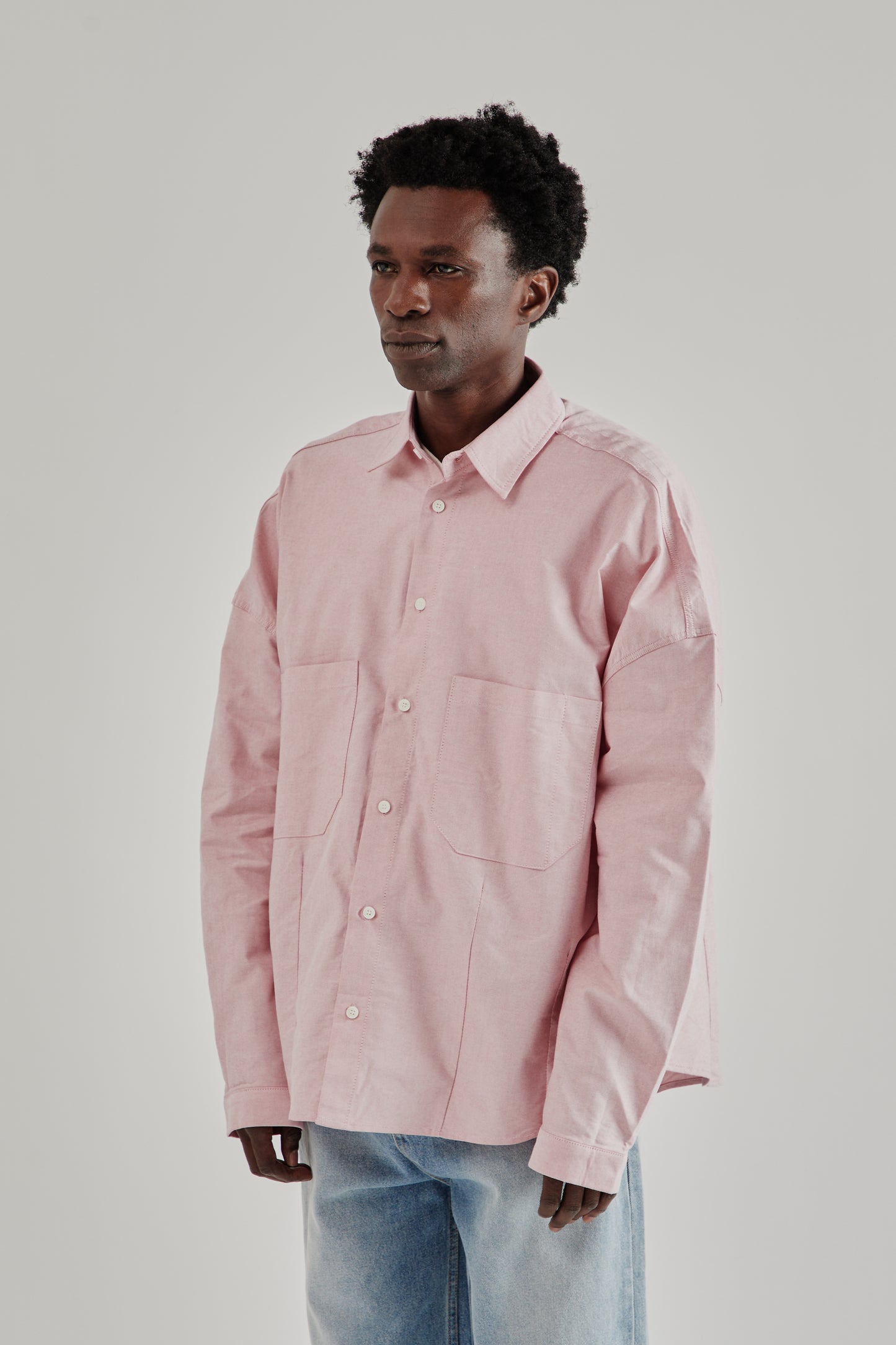 Estudio Niksen FW25 Dart Oxford Shirt Red3
