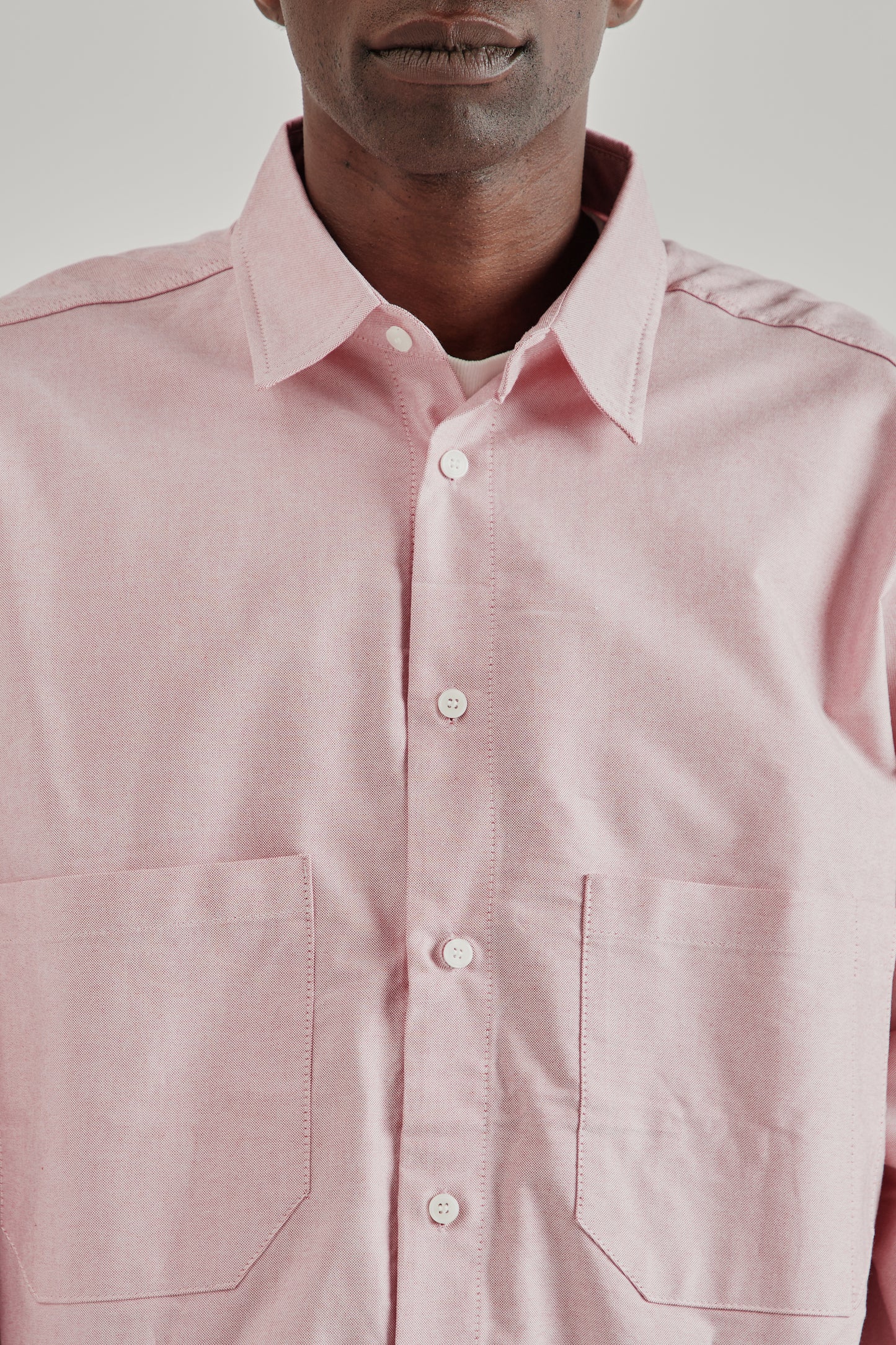 Estudio Niksen FW25 Dart Oxford Shirt Red6