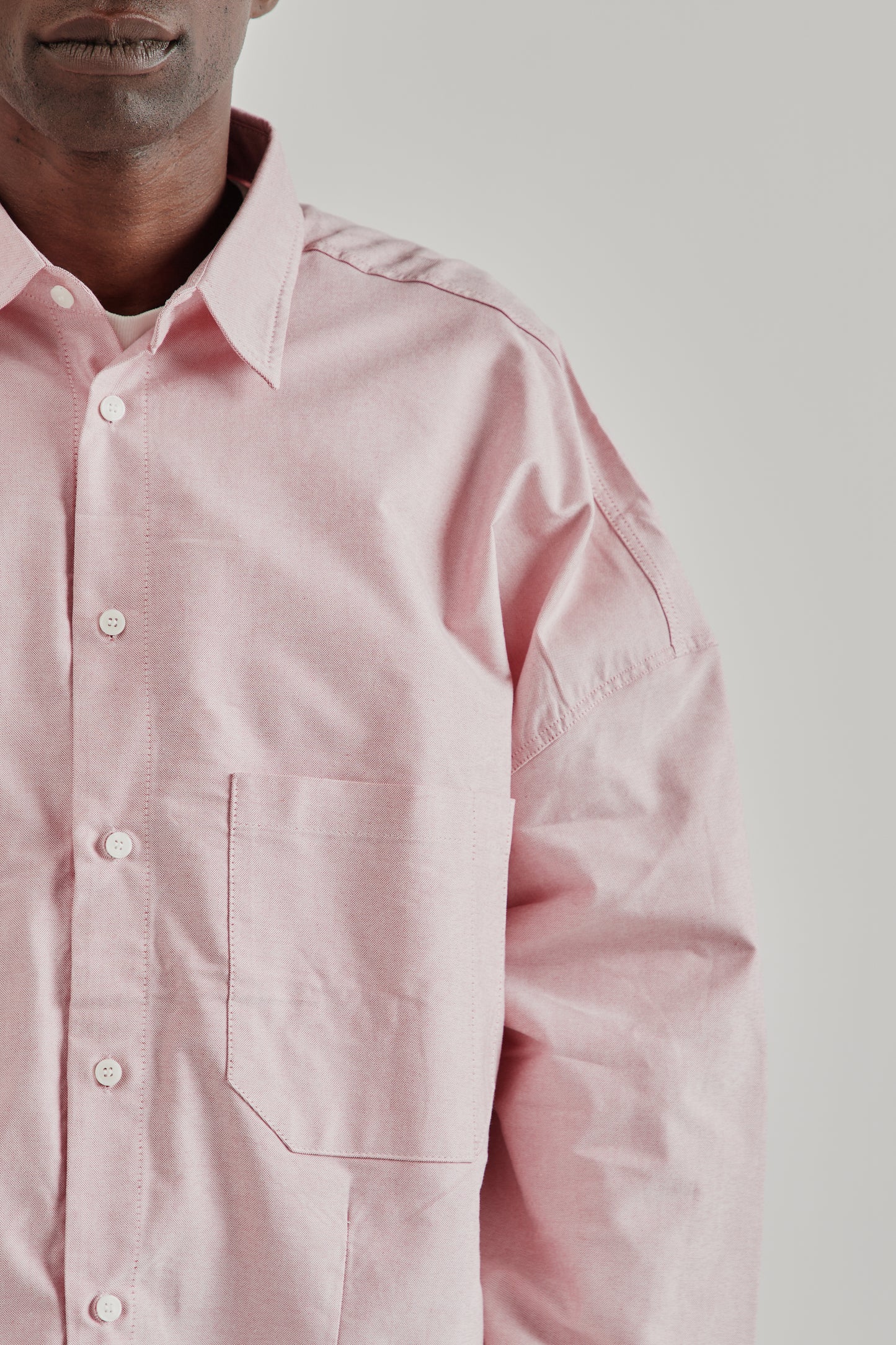 Estudio Niksen FW25 Dart Oxford Shirt Red7