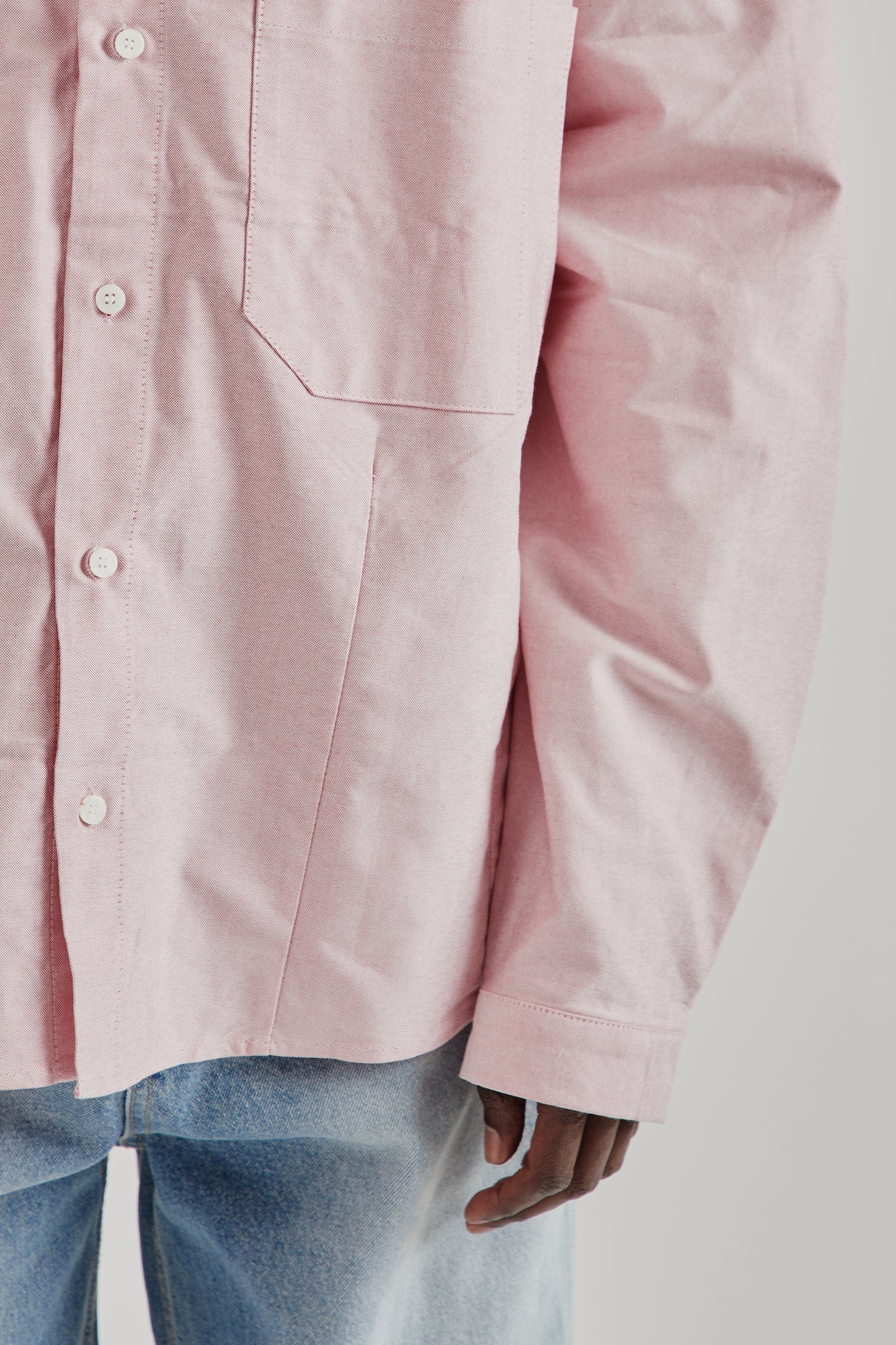 Estudio Niksen FW25 Dart Oxford Shirt Red8