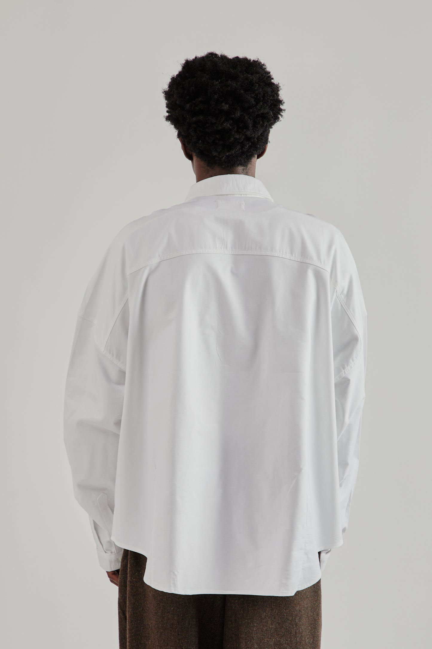 Estudio Niksen FW25 Dart Oxford Shirt White5