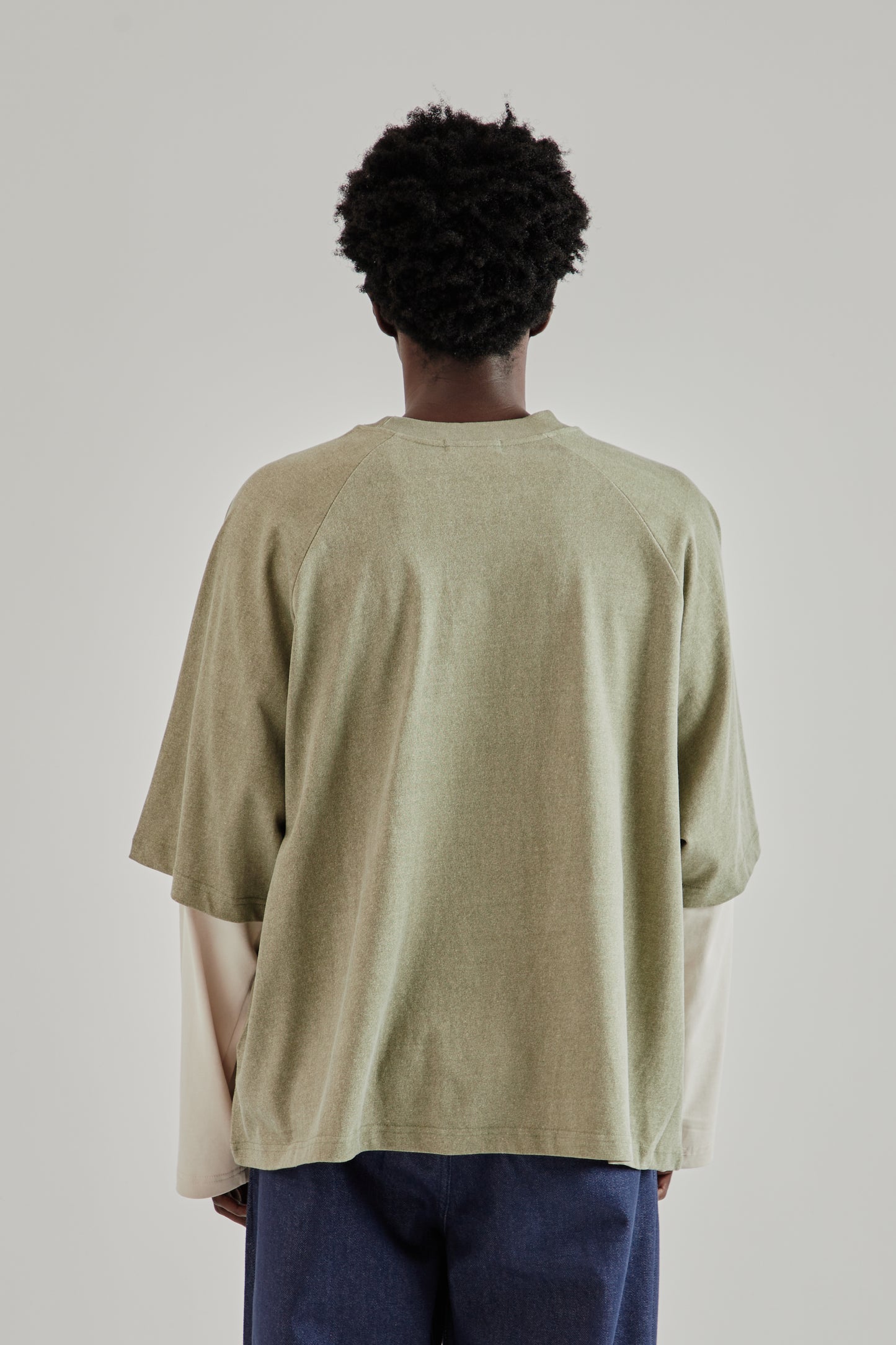 Estudio Niksen FW25 Longsleeve Layered Tee Khaki5