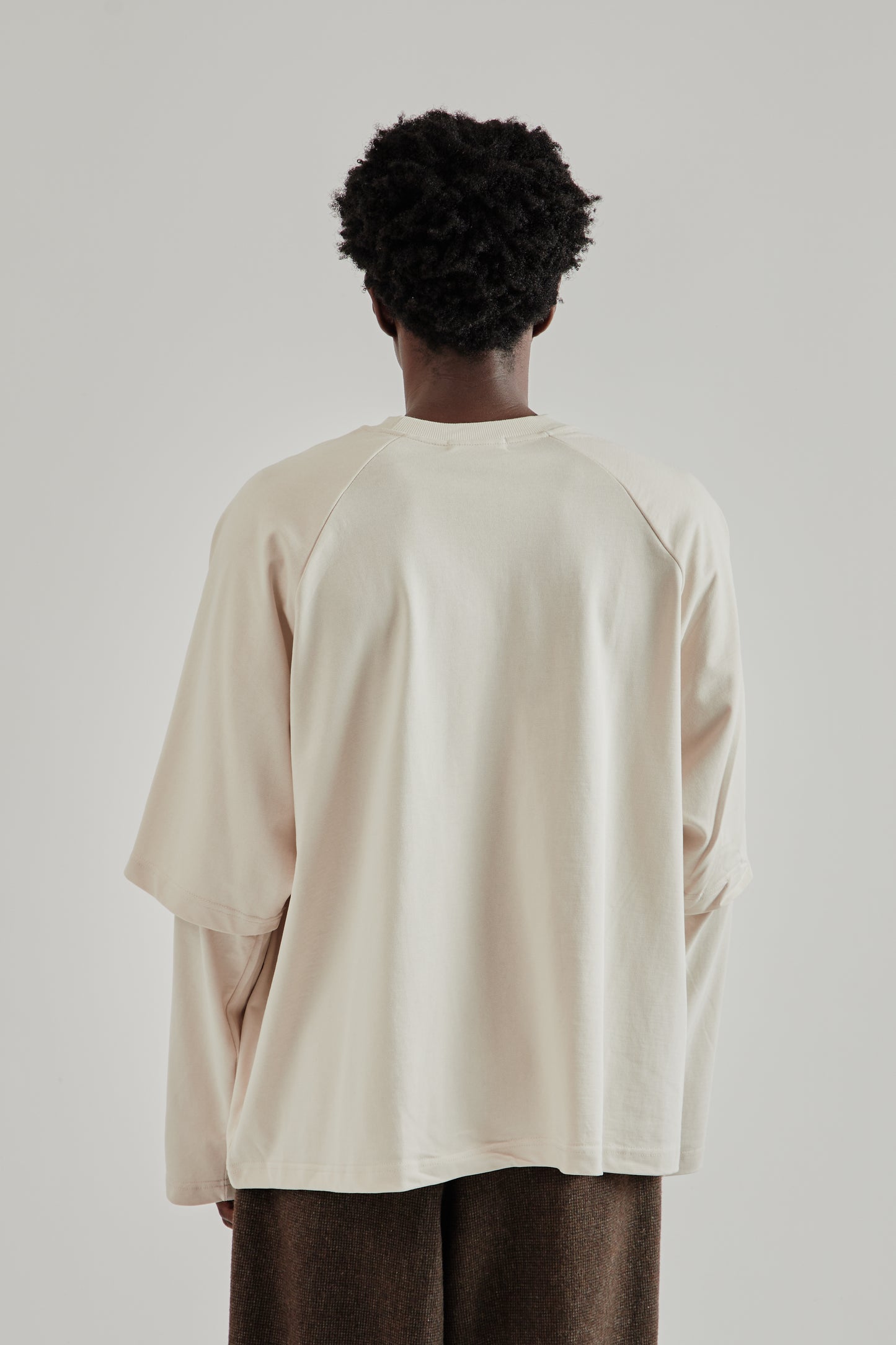 Estudio Niksen FW25 Longsleeve Layered Tee Off White5