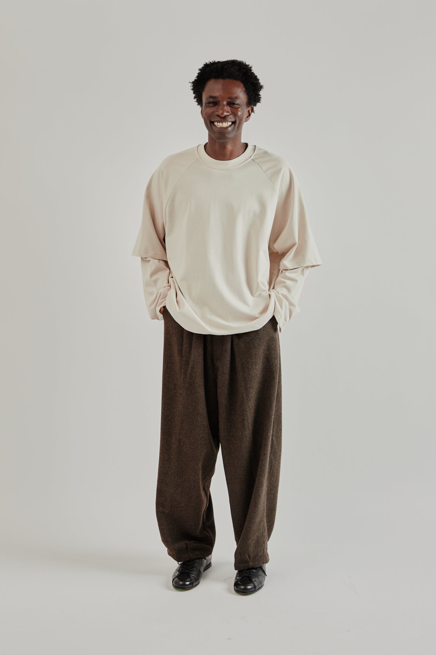 Estudio Niksen FW25 Longsleeve Layered Tee Off White9