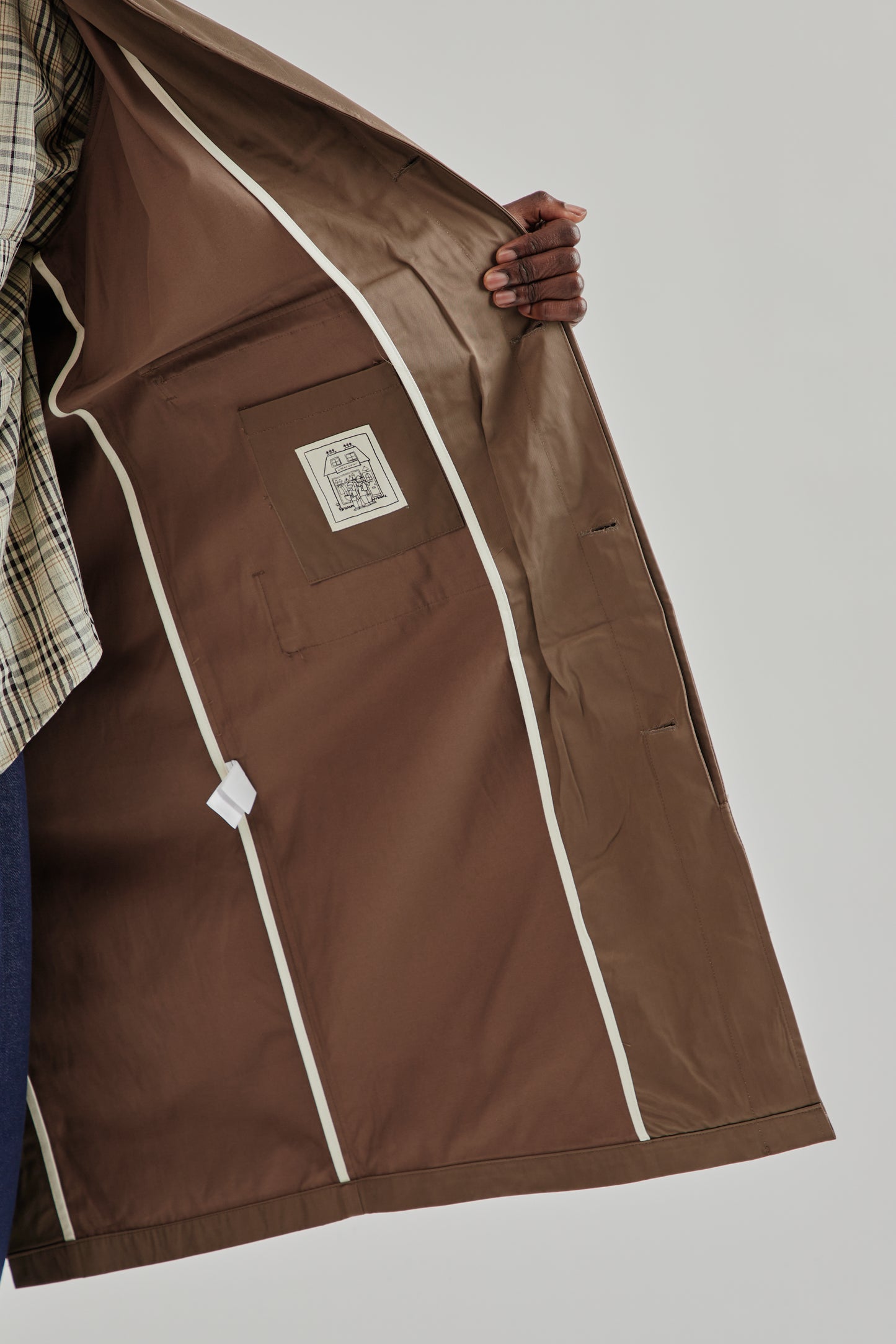 Estudio Niksen FW25 Mac Pocket Coat Khaki10