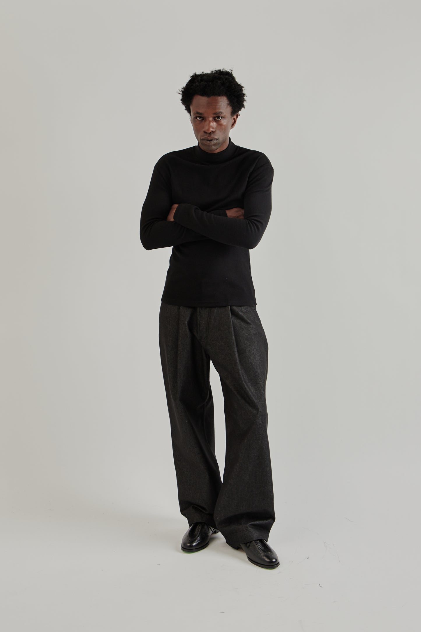 Estudio Niksen FW25 Mock-Neck Thermal Top Black10