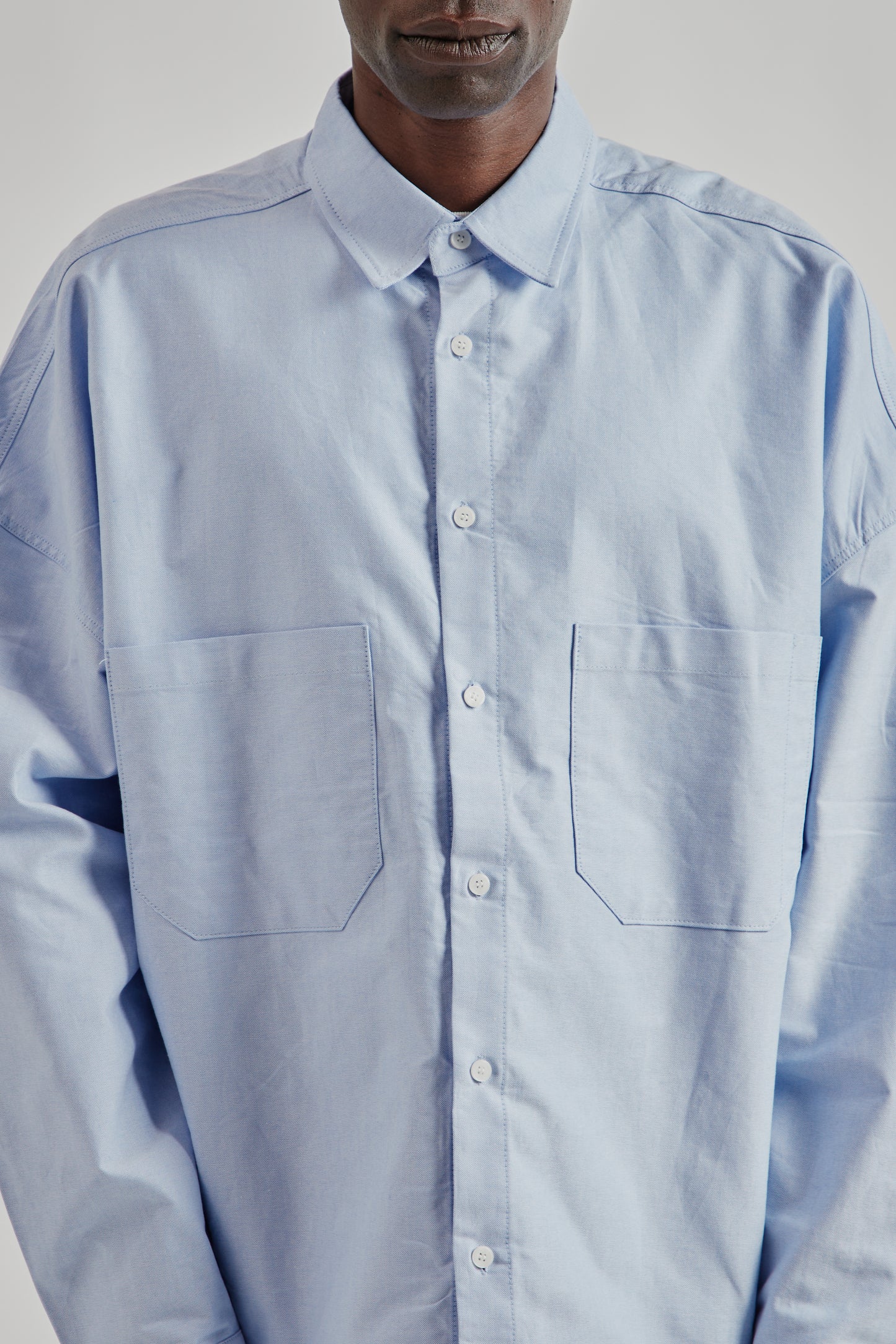 Estudio Niksen FW25 Oxford Balloon Shirt Blue 6