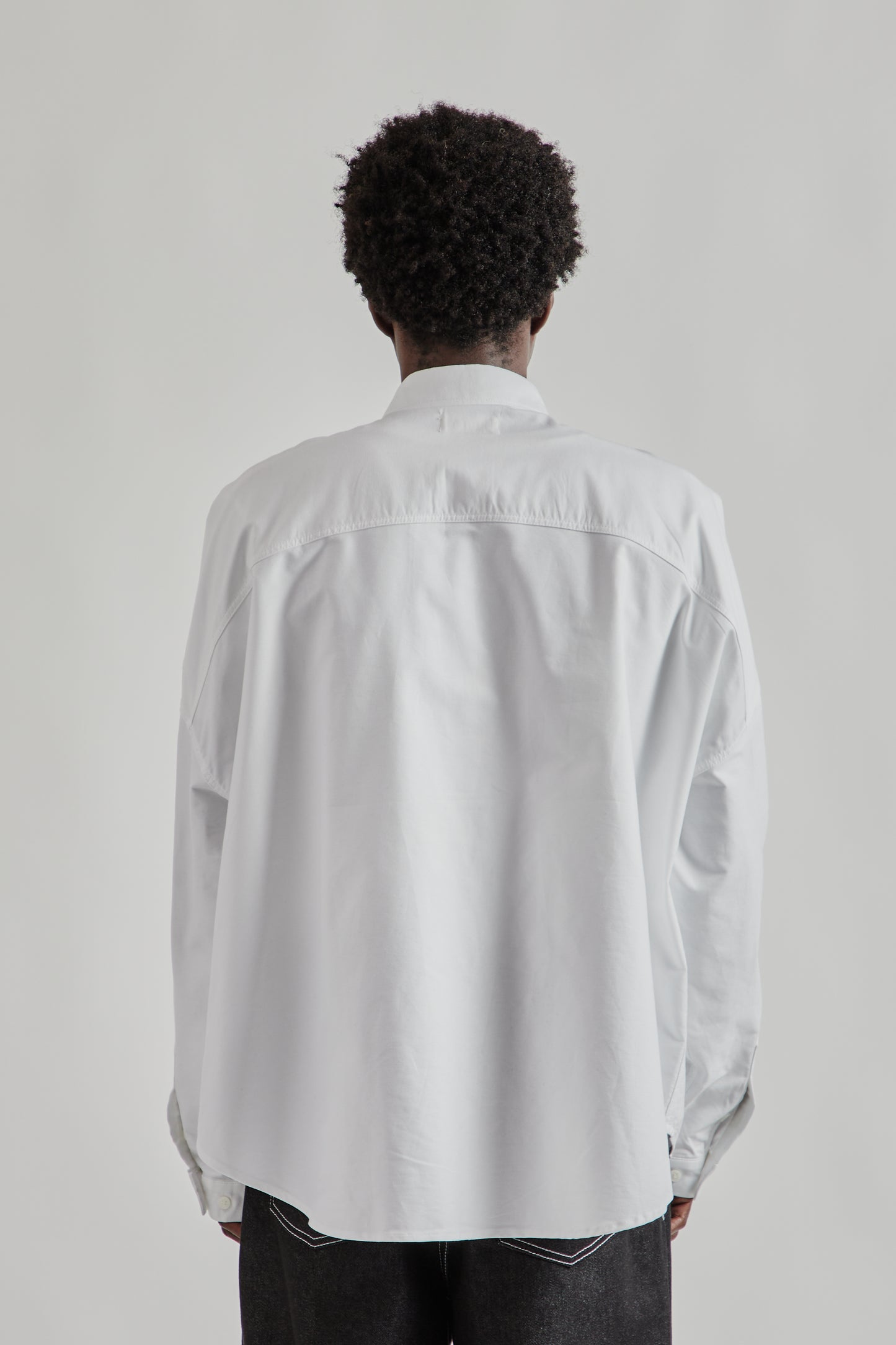 Estudio Niksen FW25 Oxford Balloon Shirt White 5