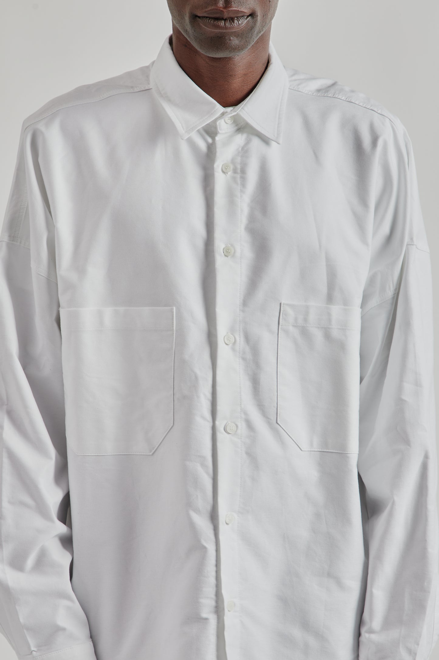Estudio Niksen FW25 Oxford Balloon Shirt White 6
